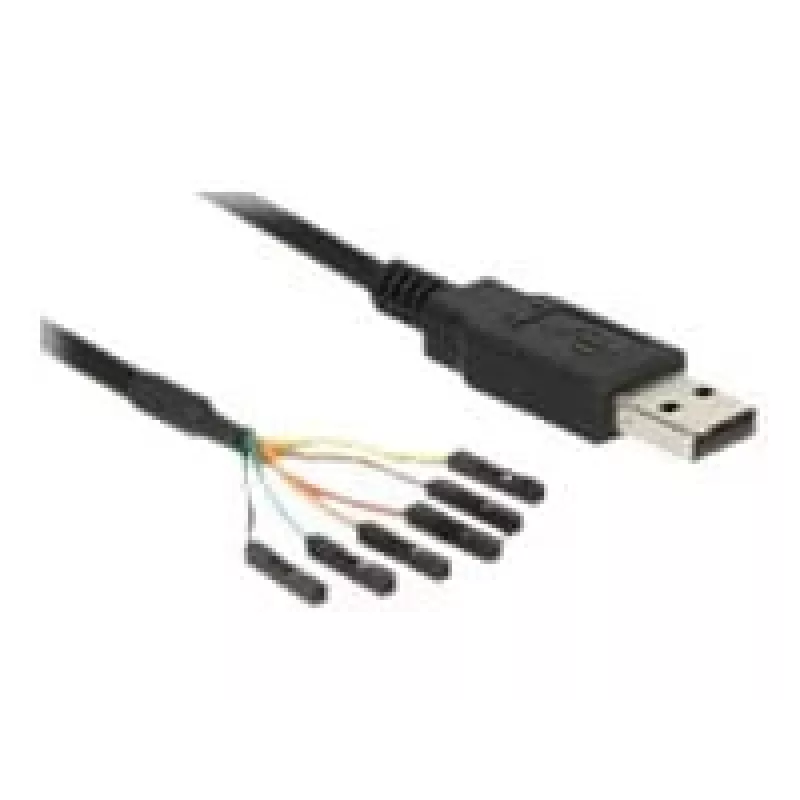 USB-kaabel DeLOCK 1,8 m USB2.0-A/TTL 6-kontaktiline must