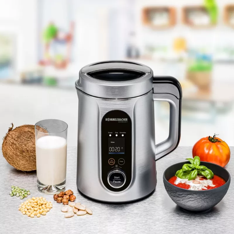 Supi- ja taimse joogi valmistaja Rommelsbacher SVD 1400, 1,3 L, 1400 W, hõbedane, plastkorpus