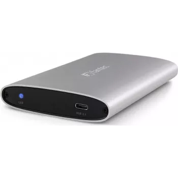 FANTEC ALU-25U31 2,5 USB 3.2 alumiiniumkorpus SATA kõvakettale/SSD-le, hõbedane