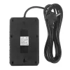 Pikenduspesa MACLEAN MCE393 B — 4 pistikupesa, 3×USB, 110–240 V, 2500 W, 3 m kaabel, must
