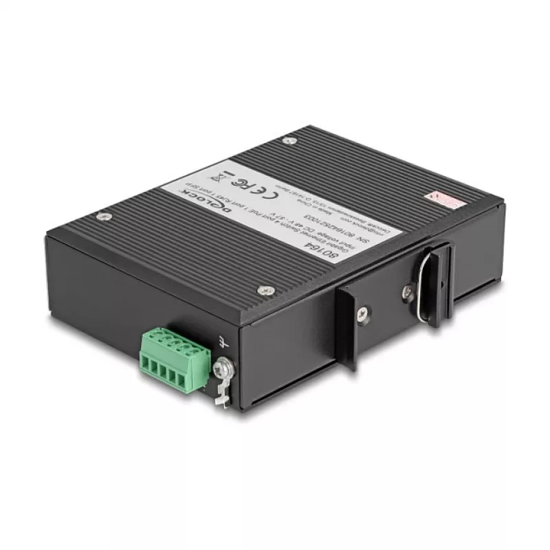 Võrgulüliti DELOCK 80164 4-pordiline Gigabit PoE 1 üleslingi RJ45 pordiga
