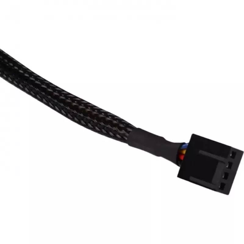 Kaablipikendus Alphacool 18673 Plast Must 150mm