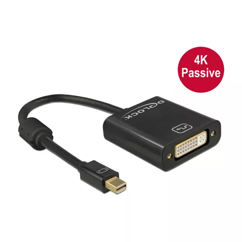 Videokaabli adapter DeLOCK 62605 Mini DisplayPort DVI-I-le 0.2m