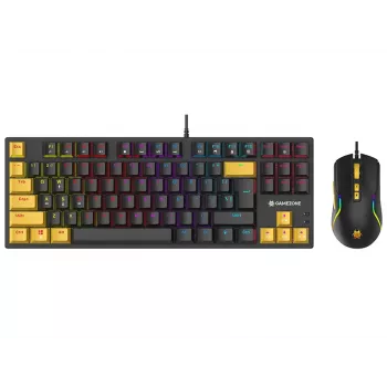 Tracer HORNET 87 klaviatuur Hiir komplektis Mängu USB QWERTY Inglise Must, Kollane