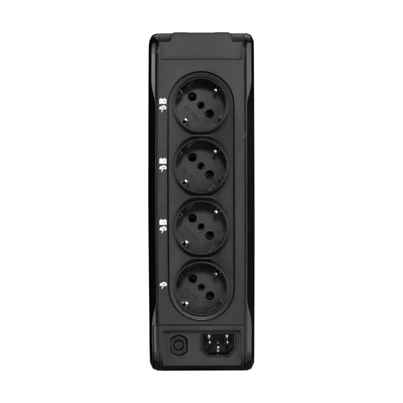 Katkematu toiteallikas Eaton 3P Ellipse 0.7 kVA (420 W), ooterežiim, 4 vahelduvvoolupistikut, 7 Ah aku, tornikujuline, must