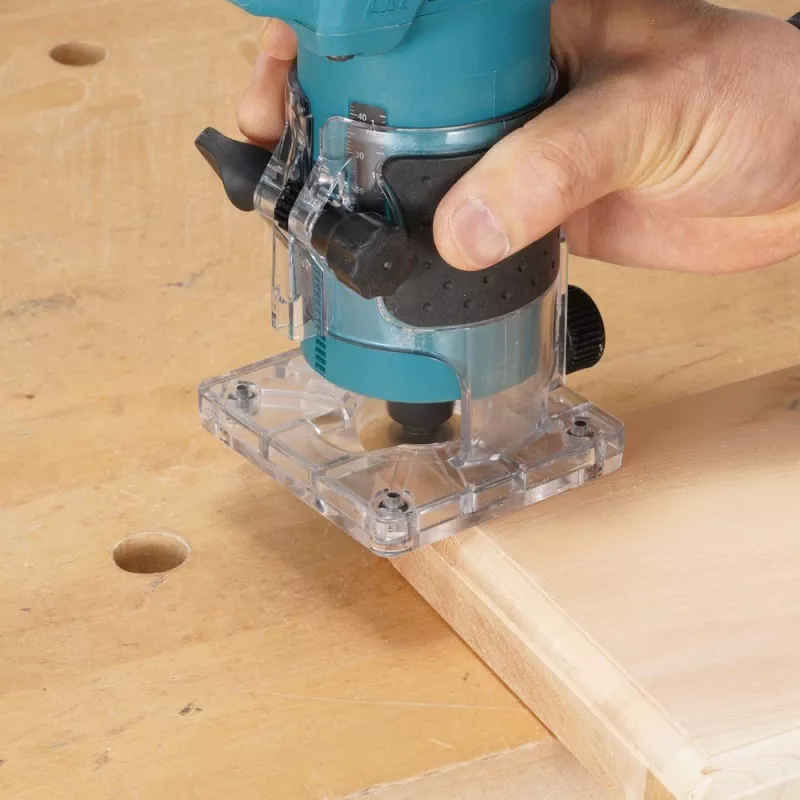 DRT52Z Makita 18V LXT juhtmeta harjadeta 1/4-tolline profiilfrees - paljas seade