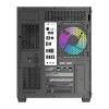 Arvutikorpus DarkFlash B275 PRO (must) koos 6 kaasasoleva jahutusventilaatoriga