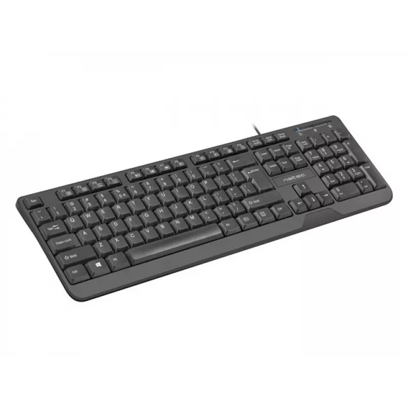 NATEC KLAVIATUUR TROUT SLIM USB, USA PAIGUTUS, MUST