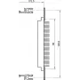 SCHROFF LAME SIIN 84HP DIN41612 (4TK/KOMPLEKT) - Rack-tarvik (20822048)