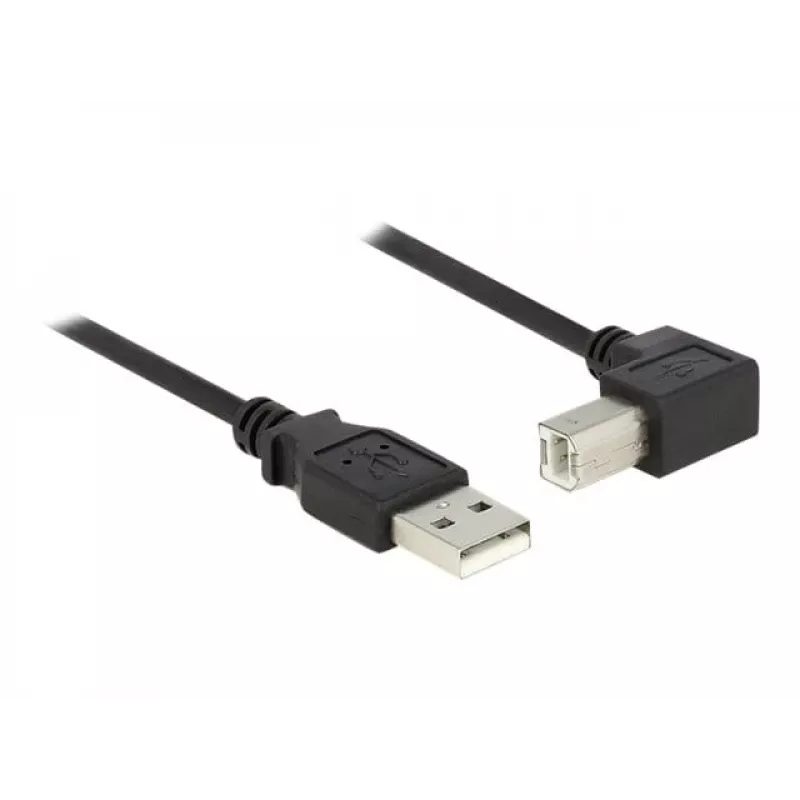 USB-kaabel DeLOCK 0,5 m USB 2.0-A USB 2.0-B Must