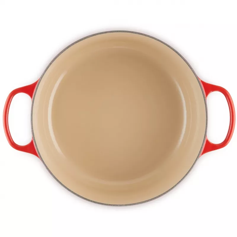 Le Creuset Signature 6,7 L ümmargune punane