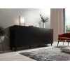 Kummut Cama Meble ETNA 2000×420×820 mm, must matt, puitlaastplaat