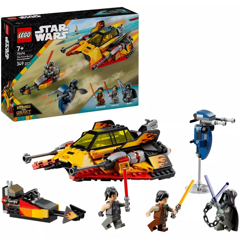 LEGO Star Wars Flame Speeder 75414 lumesõiduki komplekt — 349 tükki, 3 minifiguuri, vanusele 7+