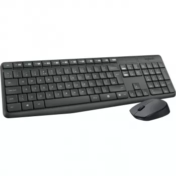 Logitech MK235 - klaviatuuri- ja hiirekomplekt - juhtmevaba