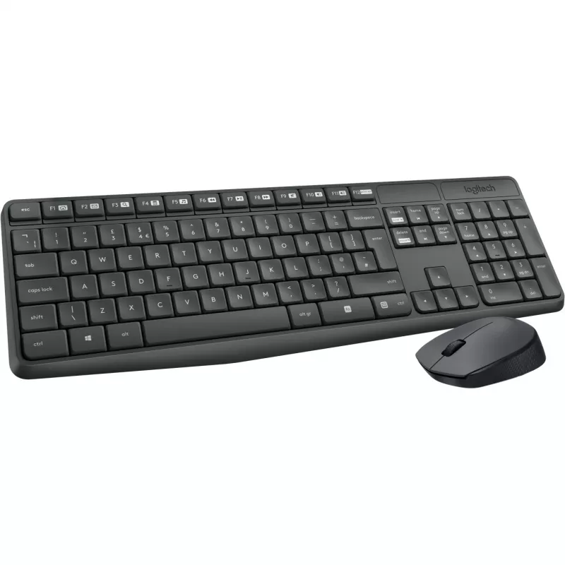 Logitech MK235 - klaviatuuri- ja hiirekomplekt - juhtmevaba