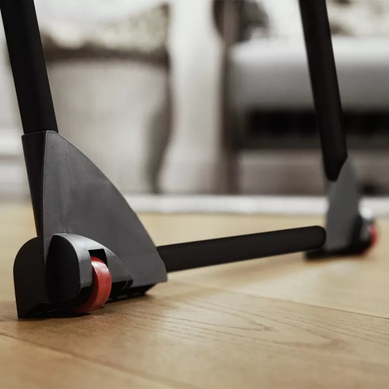 Pesukuivatusrest VILEDA Infinity Flex Ultimate Teleskoop — must, kaetud alumiinium, 30 m kuivatuspinda, kokkupandav, ratastega