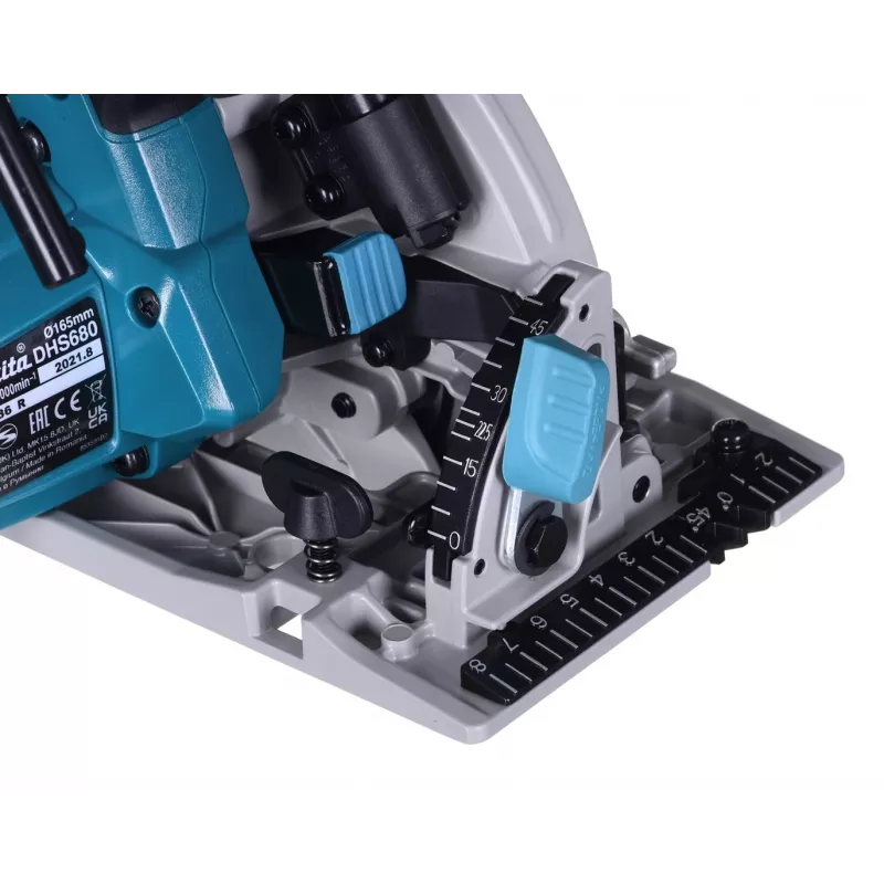 Makita DHS680Z kaasaskantav ketassaag türkiissinine 5000 RPM 18 V