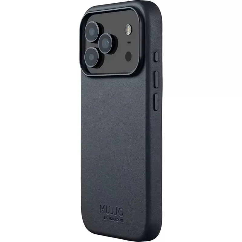Mujjo Full Leather Case MagSafe ümbris mudelile iPhone 17 Pro hall