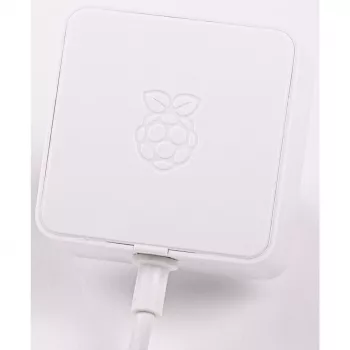 Ametlik valge Raspberry Pi 5.1A/3A toiteplokk, valge, hulgipakendis