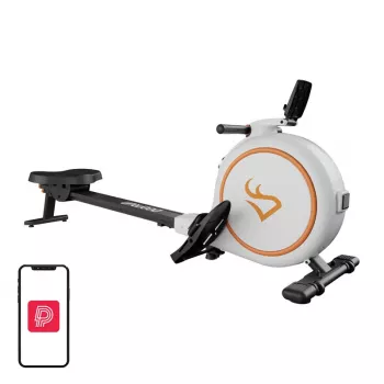 Deer Run RW600 Magnetic Rowing Machine (Valge)