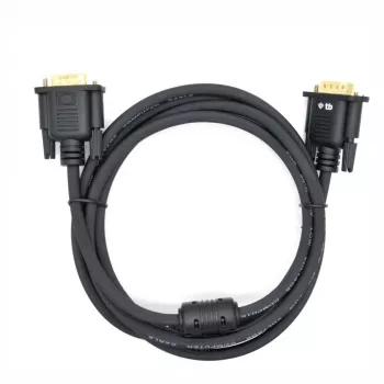 TB VGA-kaabel 15M-15M 1,8 m, must-kuld (AKTBXVGAMMG180B)