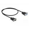 Jadakaabel DeLOCK 86613 Must 0,5 m RS-232