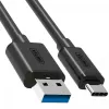 UNITEK Y-C474BK USB-kaabel USB 3.2 Gen 1 (3.1 Gen 1) 1 m USB A USB C Must