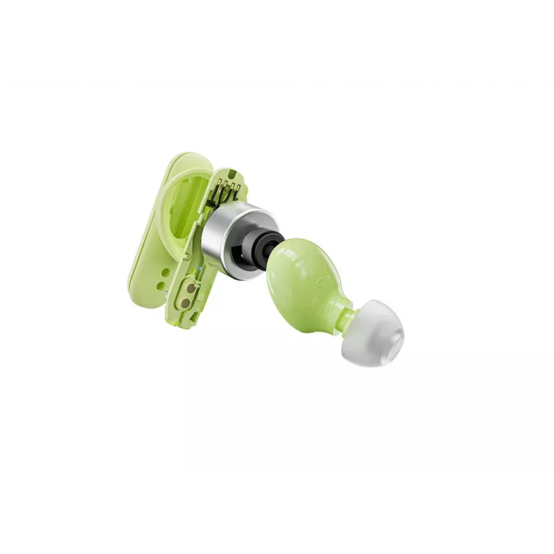 Kõrvasisesed tõelised juhtmevabad kõrvaklapid Skullcandy Smokin’ Buds – rohelised, intraauraalsed, 20–20000 Hz, 0,0406 kg