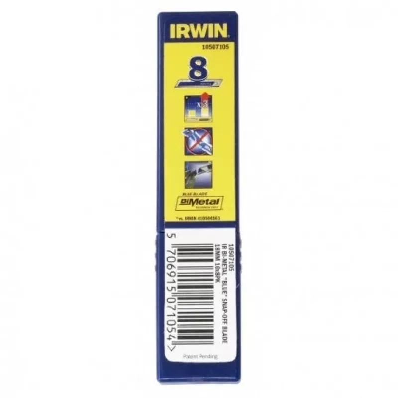 IRWIN MURDUNUD TERAD 18mm /50 tk. BIMETALL