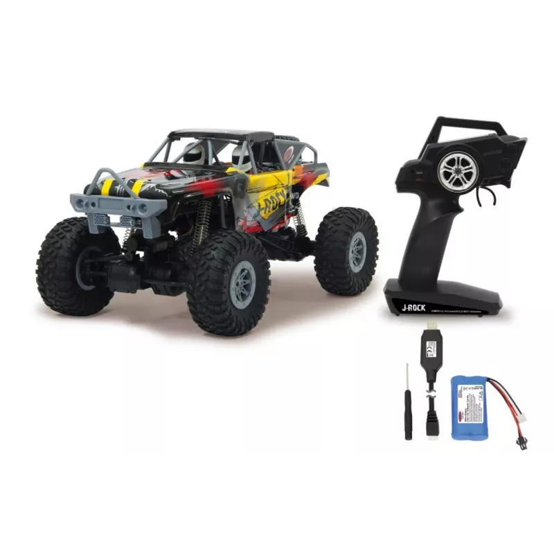 JAMARA J-Rock Crawler 4WD, roomik-sõiduk, 1:10, 14 aastat, 1200 mAh, 1,56 kg
