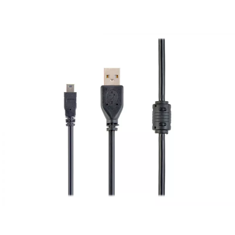Gembird 1.8m USB 2.0 A/mini-USB 1.8m USB A Mini-USB B Schwarz (CCF-USB2-AM5P-6)