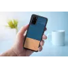 Telefonikott man and wood Galaxy S20 denim must