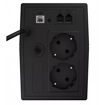 Katkematu toiteallikas Green Cell UPS02 0,8 kVA (480 W) Line-Interactive, LCD, 2x F-tüüpi pistikupesa, USB-B, RJ-45, RJ-11