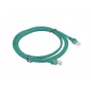 LANBERG Cat5e U/UTP patch-kaabel RJ-45 kuni RJ-45, 2 m, roheline, CCA 26 AWG, HDPE ümbris, 100 MHz