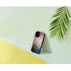 Kaitseümbris iKins Apple iPhone 12 / 12 Pro jaoks — vesilille disain, must
