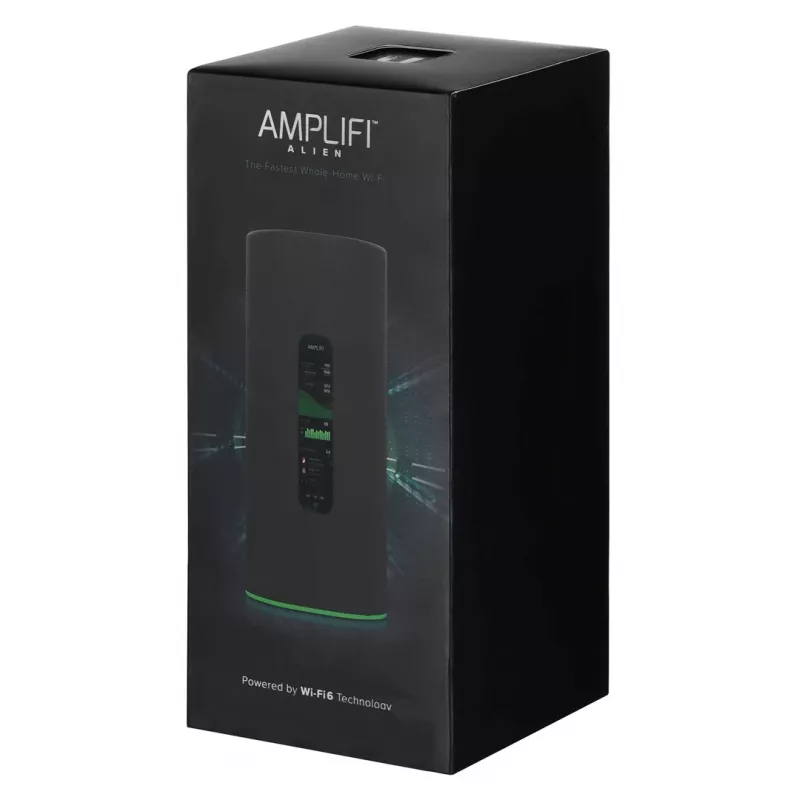 Amplifi Alien traadita ruuter Gigabit Ethernet kaheriba (2,4 GHz / 5 GHz) must, roheline
