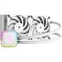 CORSAIR iCUE H100i RGB ELITE protsessori vedelikjahutussüsteem 1-pakk valge 120 mm