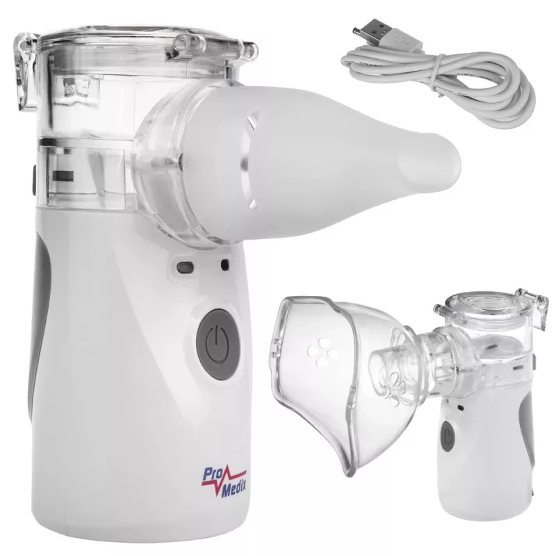 Kaasaskantav võrknebulisaator ProMedix PR-835 USB nebulisaator, akuga kaasaskantav nebulisaator