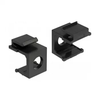 Pordi tolmukate DELOCK 86403, komplekt 4 tk, must, 17,3 × 22,3 × 16,3 mm
