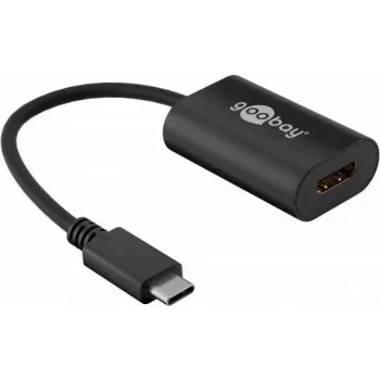 Wentronic goobay - väline videoadapter - USB-C - HDMI - must (38532)