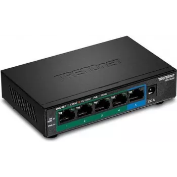TRENDnet TPE-TG52 - Lüliti - 4 x 10/100/1000 (PoE+) + 1 x 10/100/1000 - laua- või seinakinnitus - PoE+ (32 W)