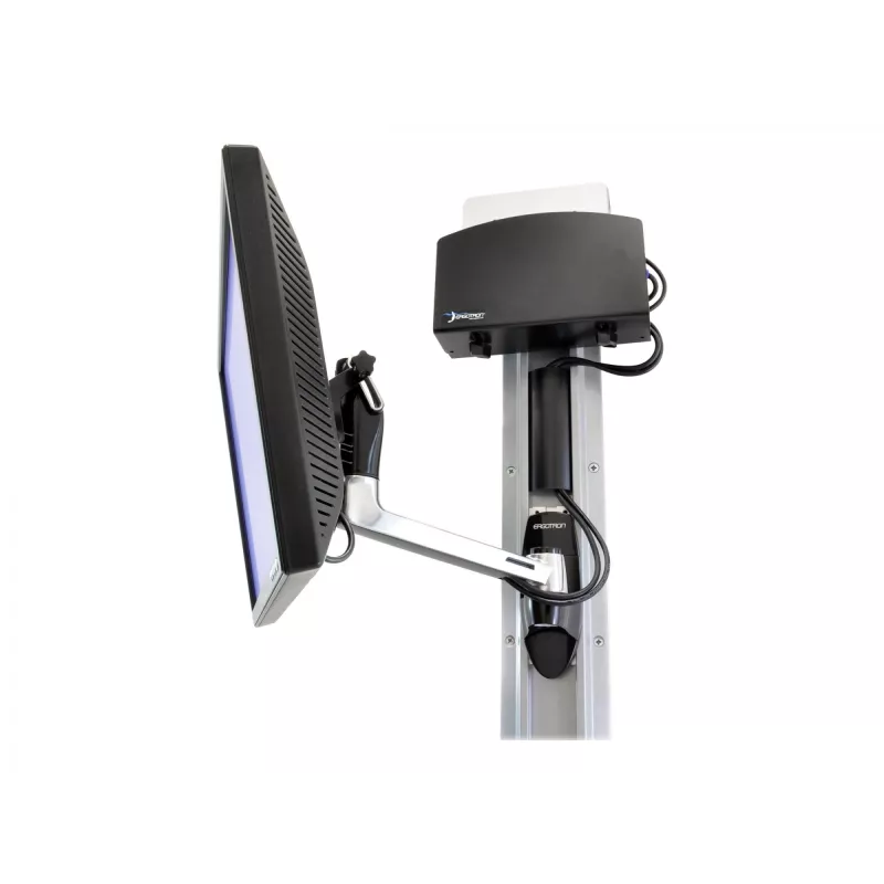 Ergotron LX HD seinal kinnitatav pöördvars - Paigalduskomplekt (pöördvars, nupp) telerile (kallutus- ja pöördefunktsiooniga) - Alumiinium - Ekraani suurus: kuni 106,7 cm (kuni 106,70cm (42)) - paigaldusriistvara