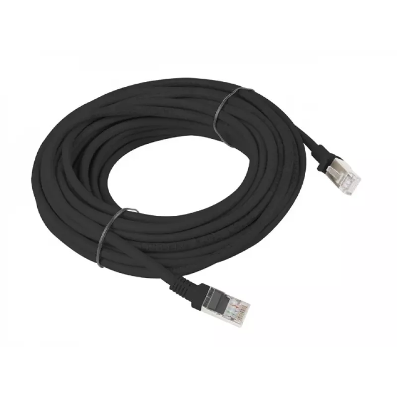 Lanberg PCU5-10CC-1000-BK võrgukaabel must 10 m Cat5e U/UTP (UTP)