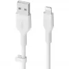 Kaabel Belkin Cbl Scicone USB-A LTG 2M blc Valge USB A USB C Lightning