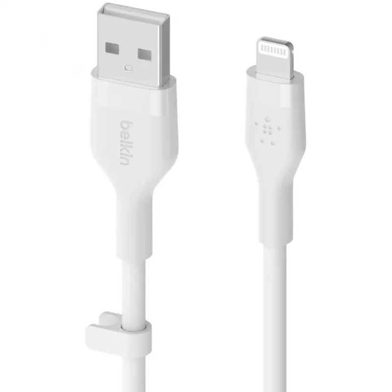 Kaabel Belkin Cbl Scicone USB-A LTG 2M blc Valge USB A USB C Lightning