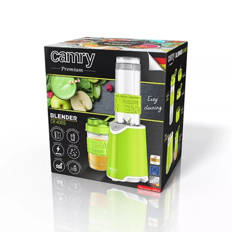 Camry CR 4069 blender 600 L Cooking blender Green, Transparent, White 500 W