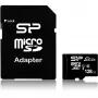 MicroSDXC mälukaart Silicon Power 128 GB UHS‑I (Class 10, U1), 85 MB/s, must, SD-adapteriga