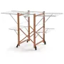 ARREDAMENTI GABBIANO kuivatustrest ratastel - 175 x 67 cm, valge