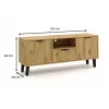 RTV SCANDI 2D1S õhuke ARTISAN OAK