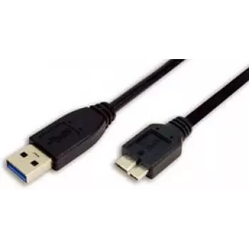 Logilink - USB-kaabel - 9-kontaktiline USB-tüüp A (M) - 10-kontaktiline mikro-USB-tüüp B (M) - 1 m (USB 3.0) (CU0026)